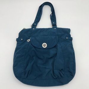 Baggallini "Avenue" Teal Nylon Shoulder Bag